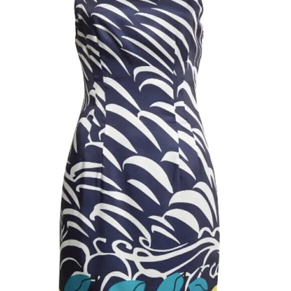 NEW Staud Satin Lemons Minidress - Picture 4 of 9